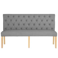 Torino Light Grey 170cm Scroll Back Bench 23 Torino Light Grey 170cm Scroll Back Bench -Furniture Specialty Store ch82 lg 11