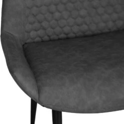 Industrial Grey 160cm Honeycomb Pattern Bench -Furniture Specialty Store ch86 gr 6