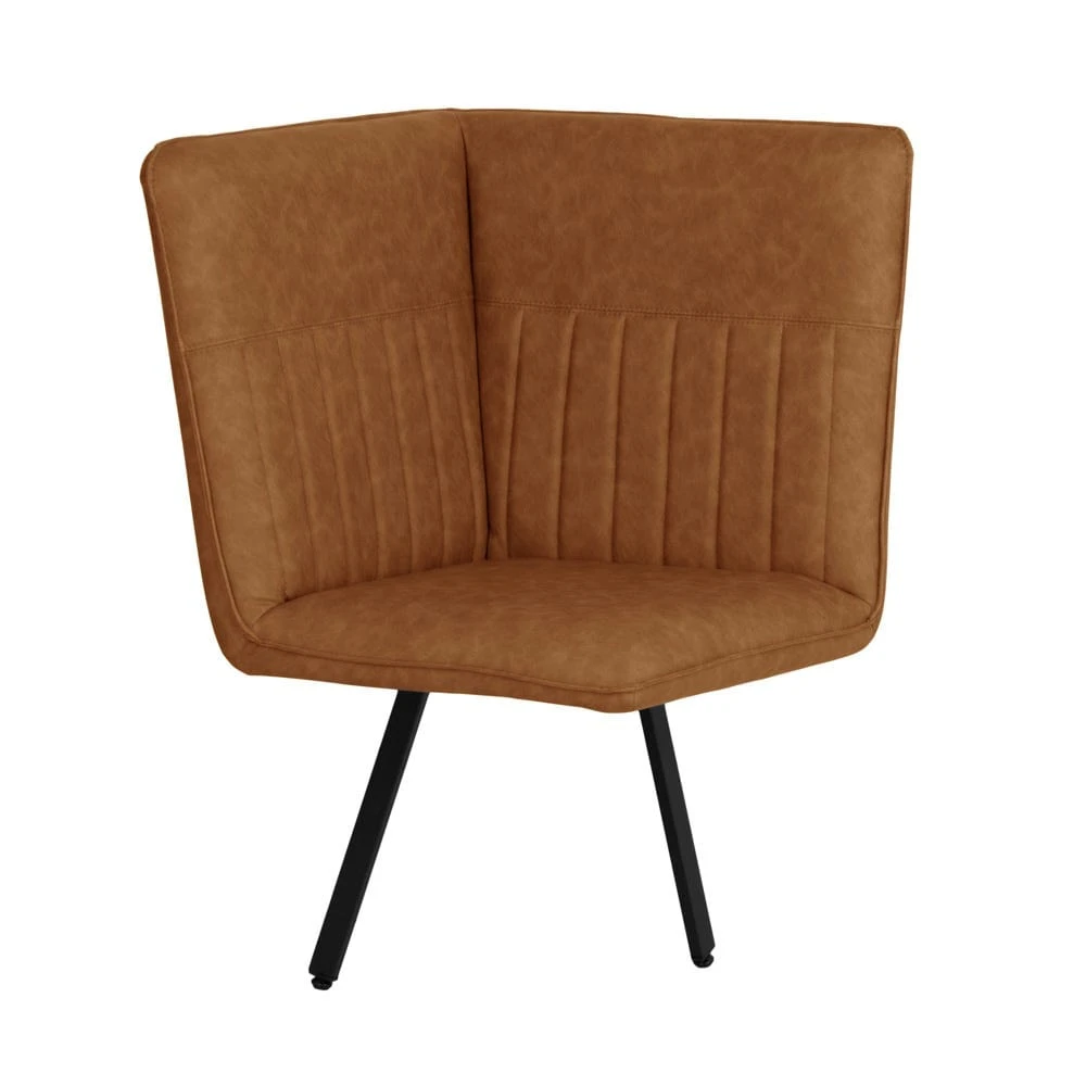 Industrial Tan Corner Bench 2 Industrial Tan Corner Bench - Image 2