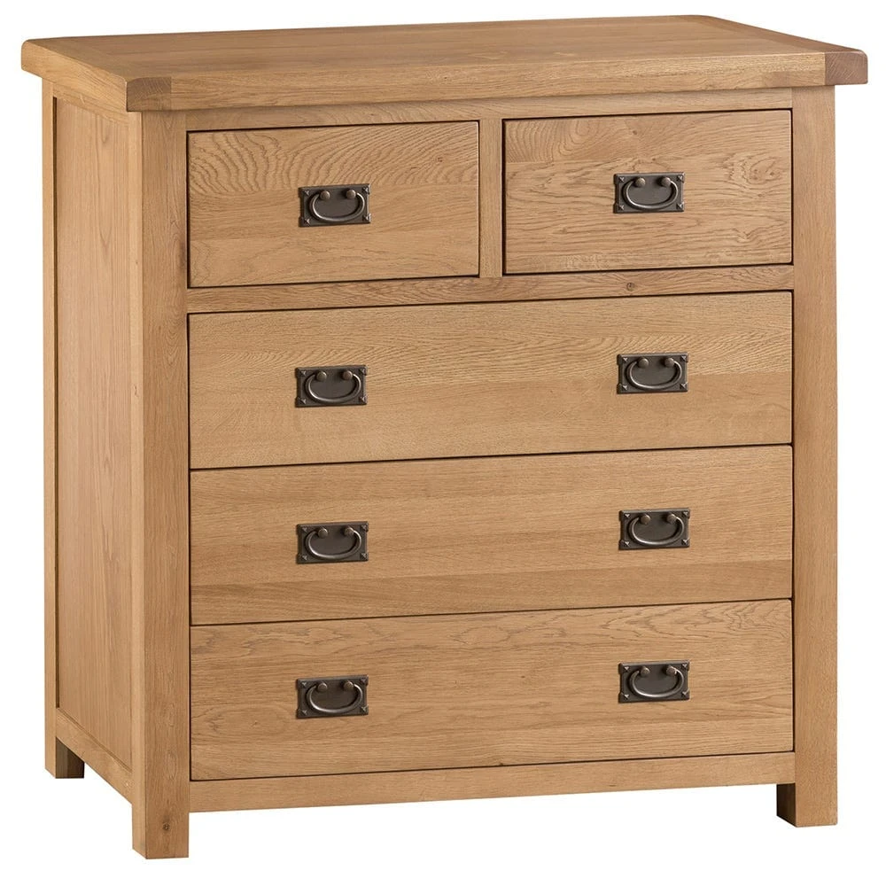 Winchester Oak 2 Over 3 Chest 2 Winchester Oak 2 Over 3 Chest - Image 2