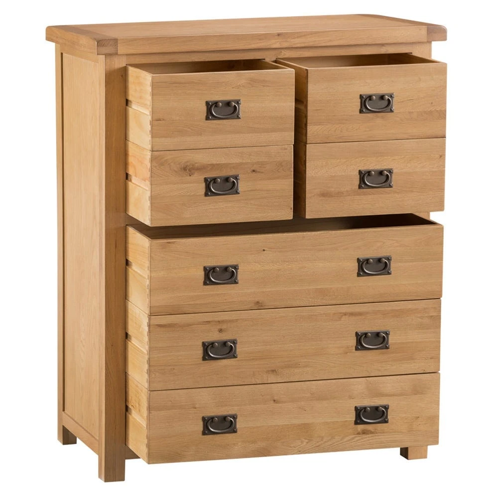 Winchester Oak 4 Over 3 Chest 3 Winchester Oak 4 Over 3 Chest - Image 3