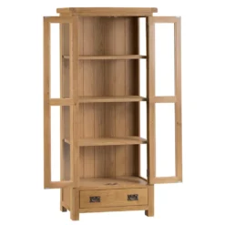 Winchester Oak Glass Display Cabinet -Furniture Specialty Store co dis new 1 1