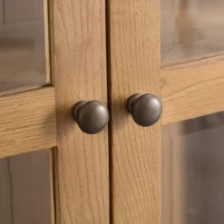 Winchester Oak Glass Display Cabinet -Furniture Specialty Store co dis new 2 1