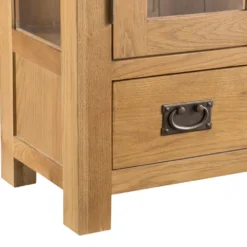 Winchester Oak Glass Display Cabinet -Furniture Specialty Store co dis new 6 1