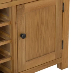 Winchester Oak Large Sideboard With Wine Rack -Furniture Specialty Store co ls oak 13
