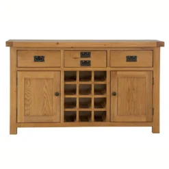 Winchester Oak Large Sideboard With Wine Rack -Furniture Specialty Store co ls oak 14