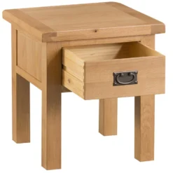 Winchester Oak Lamp Table With Drawer -Furniture Specialty Store co lt new 1