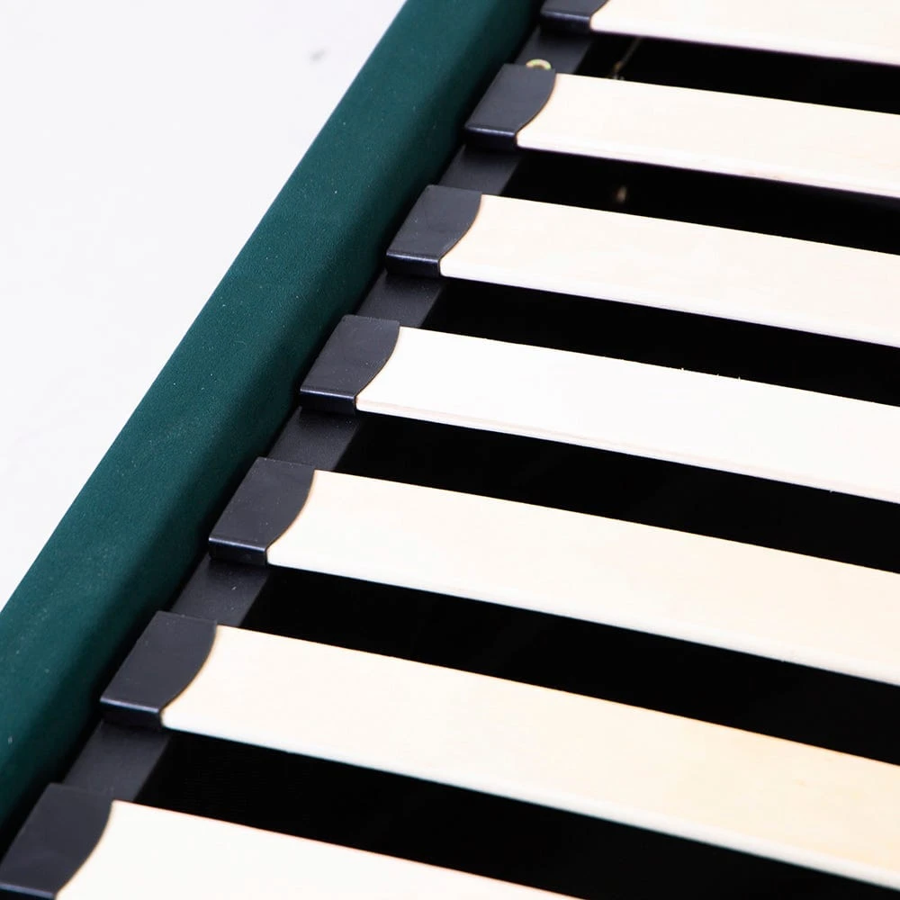 Chelsea End Lift Ottoman King Size Bed Frame Bottle Green Velvet 12 Chelsea End Lift Ottoman King Size Bed Frame Bottle Green Velvet - Image 12