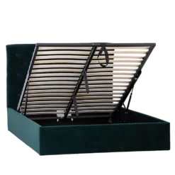 Chelsea End Lift Ottoman King Size Bed Frame Bottle Green Velvet 17 Chelsea End Lift Ottoman King Size Bed Frame Bottle Green Velvet -Furniture Specialty Store cof 12305 20 1