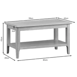 Bergen Oak Coffee Table -Furniture Specialty Store ct 1