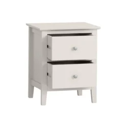 Wilmslow Ivory Painted 2 Drawer Bedside Table -Furniture Specialty Store fd bst02pw 2