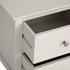 Wilmslow Ivory Painted 2 Drawer Bedside Table -Furniture Specialty Store fd bst02pw 3