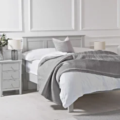 Wilmslow Grey Painted Double Bed Frame