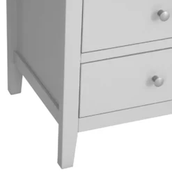 Wilmslow Grey Painted 5 Drawer Tallboy 16 Wilmslow Grey Painted 5 Drawer Tallboy -Furniture Specialty Store fd tb5cpg 6
