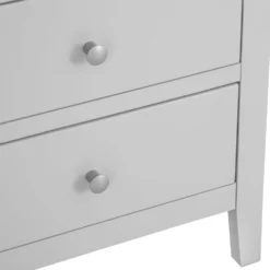 Wilmslow Grey Painted 5 Drawer Tallboy 15 Wilmslow Grey Painted 5 Drawer Tallboy -Furniture Specialty Store fd tb5cpg 7