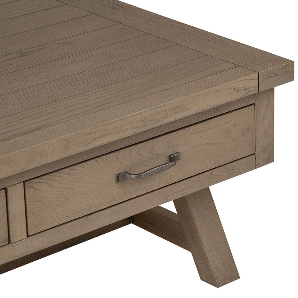 Falmouth Oak Large Coffee Table 7 Falmouth Oak Large Coffee Table - Image 7
