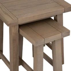 Falmouth Oak Nest Of 2 Tables -Furniture Specialty Store fo n2t 1 2