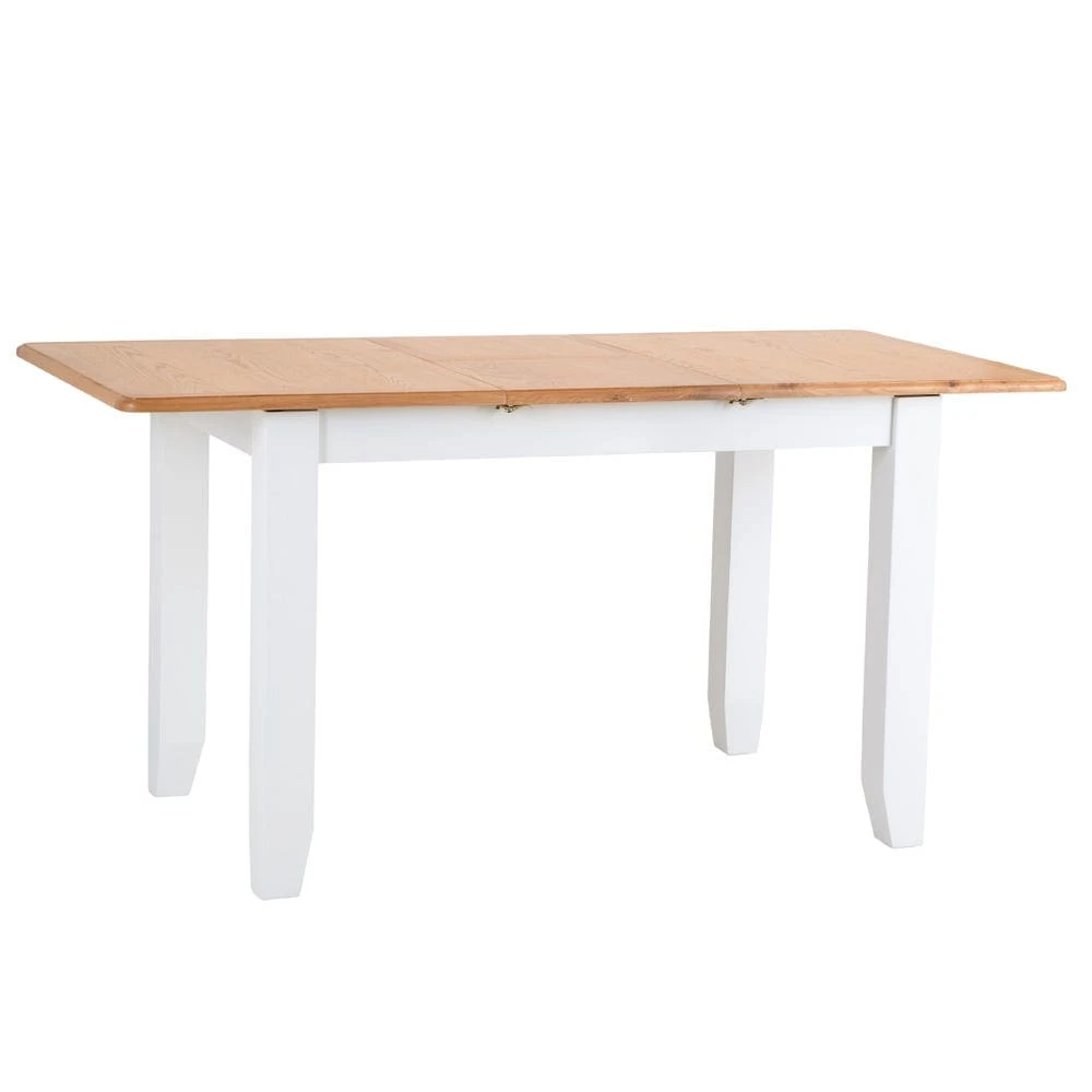 Gloucester White Painted 1.6m Extending Dining Table 3 Gloucester White Painted 1.6m Extending Dining Table - Image 3