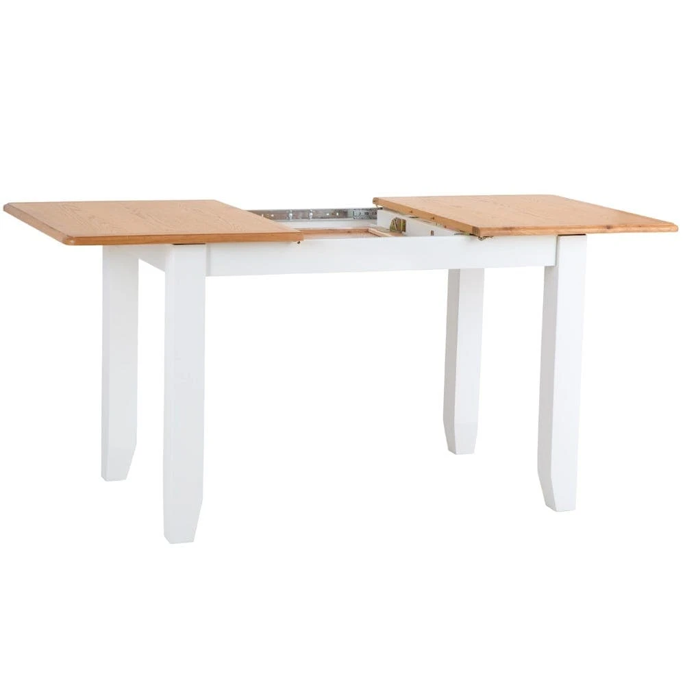 Gloucester White Painted 1.6m Extending Dining Table 4 Gloucester White Painted 1.6m Extending Dining Table - Image 4