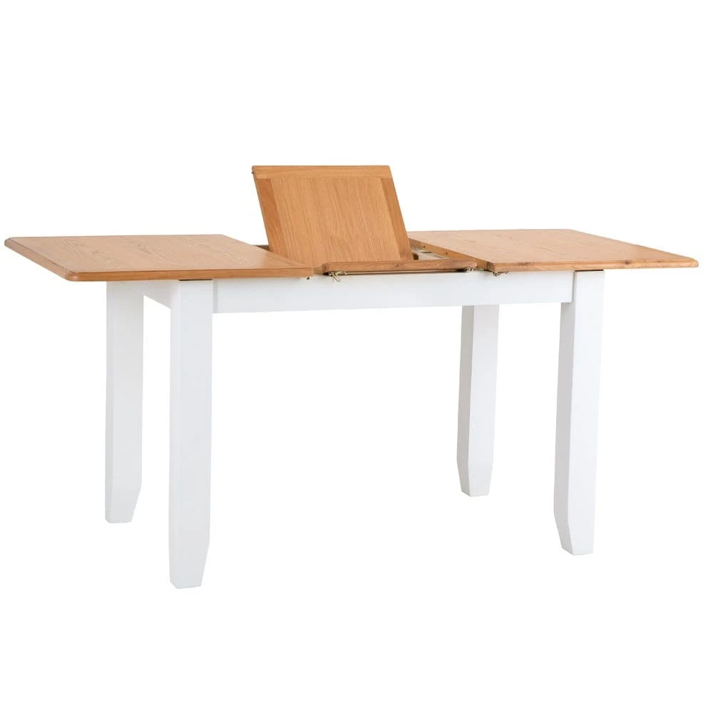 Gloucester White Painted 1.6m Extending Dining Table 5 Gloucester White Painted 1.6m Extending Dining Table - Image 5