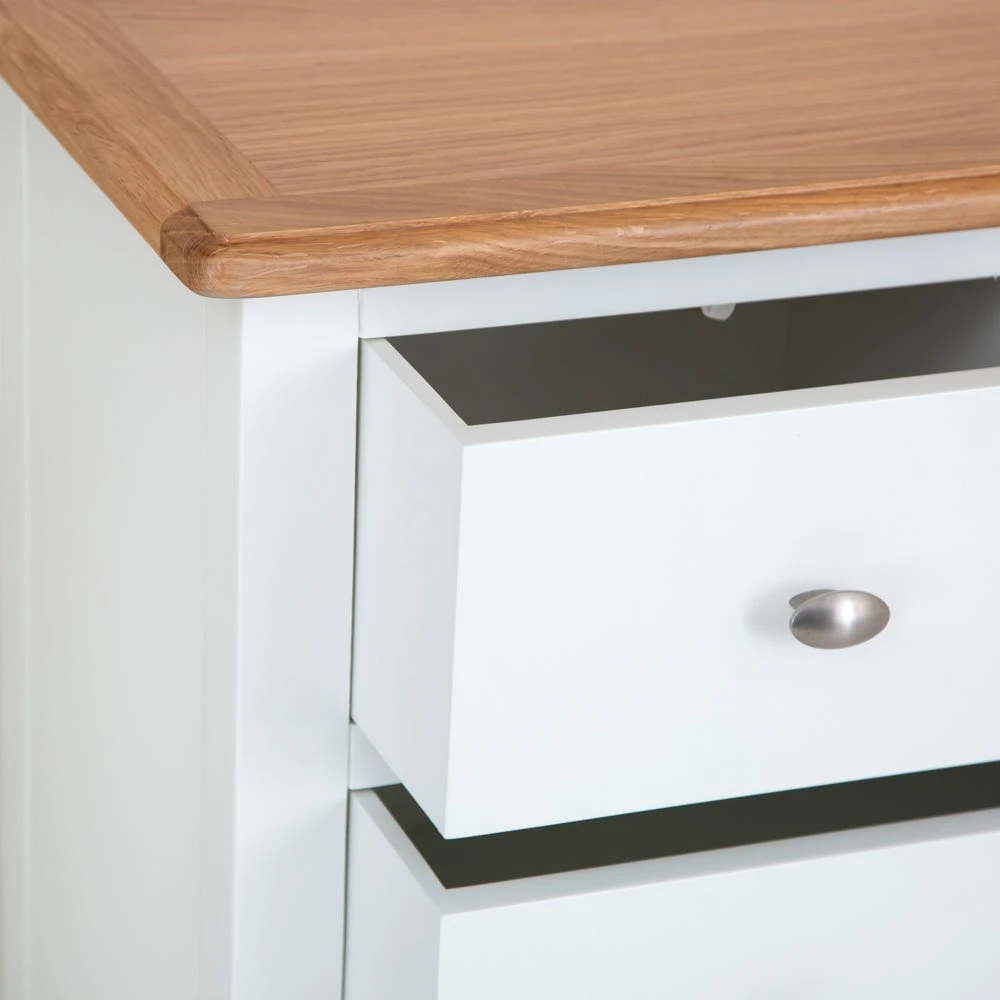 Gloucester White Painted 2 Over 3 Chest 4 Gloucester White Painted 2 Over 3 Chest - Image 4