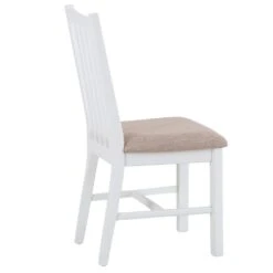 Gloucester White Painted Dining Chair Fabric Seat -Furniture Specialty Store ga chf w 2