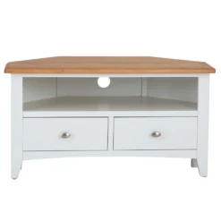Gloucester White Painted Corner TV Unit -Furniture Specialty Store ga ctv 10
