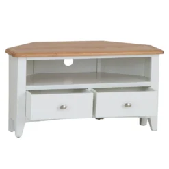 Gloucester White Painted Corner TV Unit -Furniture Specialty Store ga ctv 2