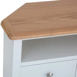 Gloucester White Painted Corner TV Unit -Furniture Specialty Store ga ctv 4