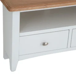 Gloucester White Painted Corner TV Unit -Furniture Specialty Store ga ctv 5