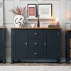 Gloucester Midnight Grey Painted 2 Door 3 Drawer Large Sideboard
