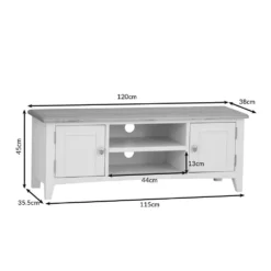 Gloucester White Painted Large TV Unit 27 Gloucester White Painted Large TV Unit -Furniture Specialty Store ga ltv dimensions