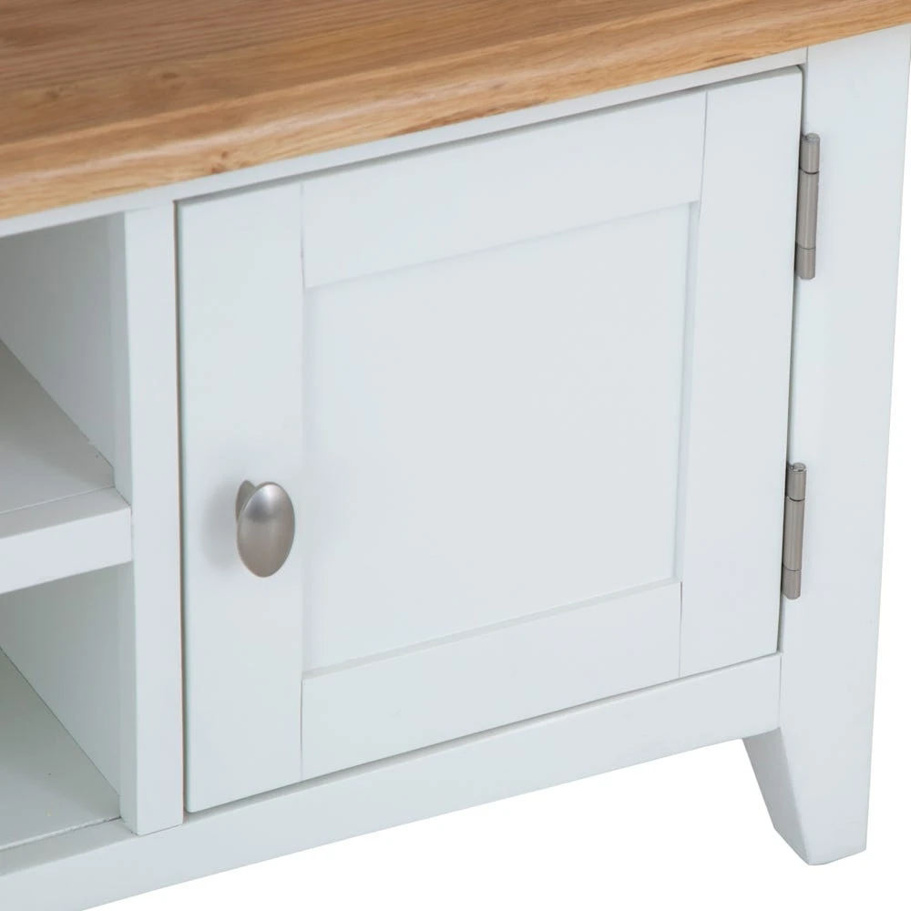Gloucester White Painted Large TV Unit 11 Gloucester White Painted Large TV Unit - Image 11