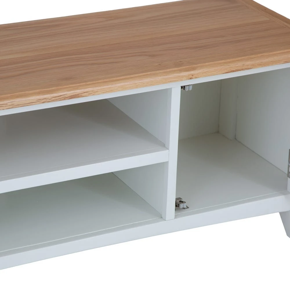 Gloucester White Painted Large TV Unit 8 Gloucester White Painted Large TV Unit - Image 8