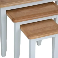 Gloucester White Painted Nest Of 3 Tables 9 Gloucester White Painted Nest Of 3 Tables -Furniture Specialty Store ga n3t 2