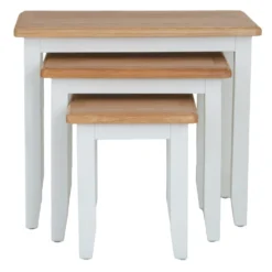 Gloucester White Painted Nest Of 3 Tables 12 Gloucester White Painted Nest Of 3 Tables -Furniture Specialty Store ga n3t 5