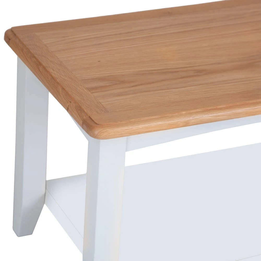 Gloucester White Painted Small Coffee Table 3 Gloucester White Painted Small Coffee Table - Image 3