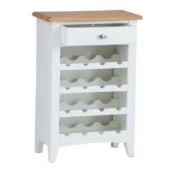 Gloucester White Painted Wine Cabinet -Furniture Specialty Store ga wc 2