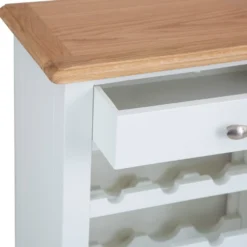 Gloucester White Painted Wine Cabinet -Furniture Specialty Store ga wc 4