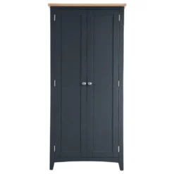 Gloucester Midnight Grey Painted Double Wardrobe -Furniture Specialty Store gag fhr 2