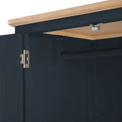 Gloucester Midnight Grey Painted Double Wardrobe -Furniture Specialty Store gag fhr 5