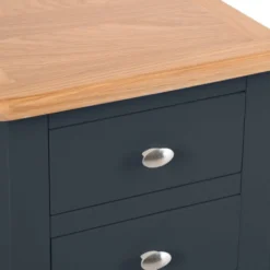 Gloucester Midnight Grey Painted Large 3 Drawer Bedside Table 14 Gloucester Midnight Grey Painted Large 3 Drawer Bedside Table -Furniture Specialty Store gag lbsc w 6
