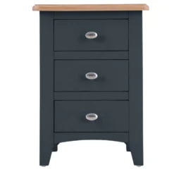 Gloucester Midnight Grey Painted Large 3 Drawer Bedside Table 16 Gloucester Midnight Grey Painted Large 3 Drawer Bedside Table -Furniture Specialty Store gag lbsc w 7