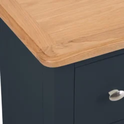 Gloucester Midnight Grey Painted Slim 2 Drawer Bedside Table -Furniture Specialty Store gag sbsc w 4