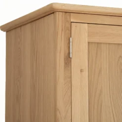 Gloucester Oak 2 Door Wardrobe With Drawer -Furniture Specialty Store gao gwr 11