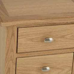 Gloucester Oak Large 3 Drawer Bedside Table -Furniture Specialty Store gao lbsc 5