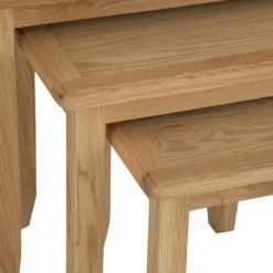 Gloucester Oak Nest Of 3 Tables -Furniture Specialty Store gao n3t 2