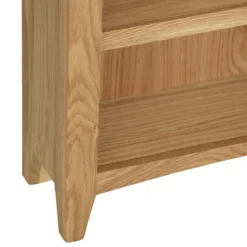 Gloucester Oak Small Wide Bookcase -Furniture Specialty Store gao swbc 3