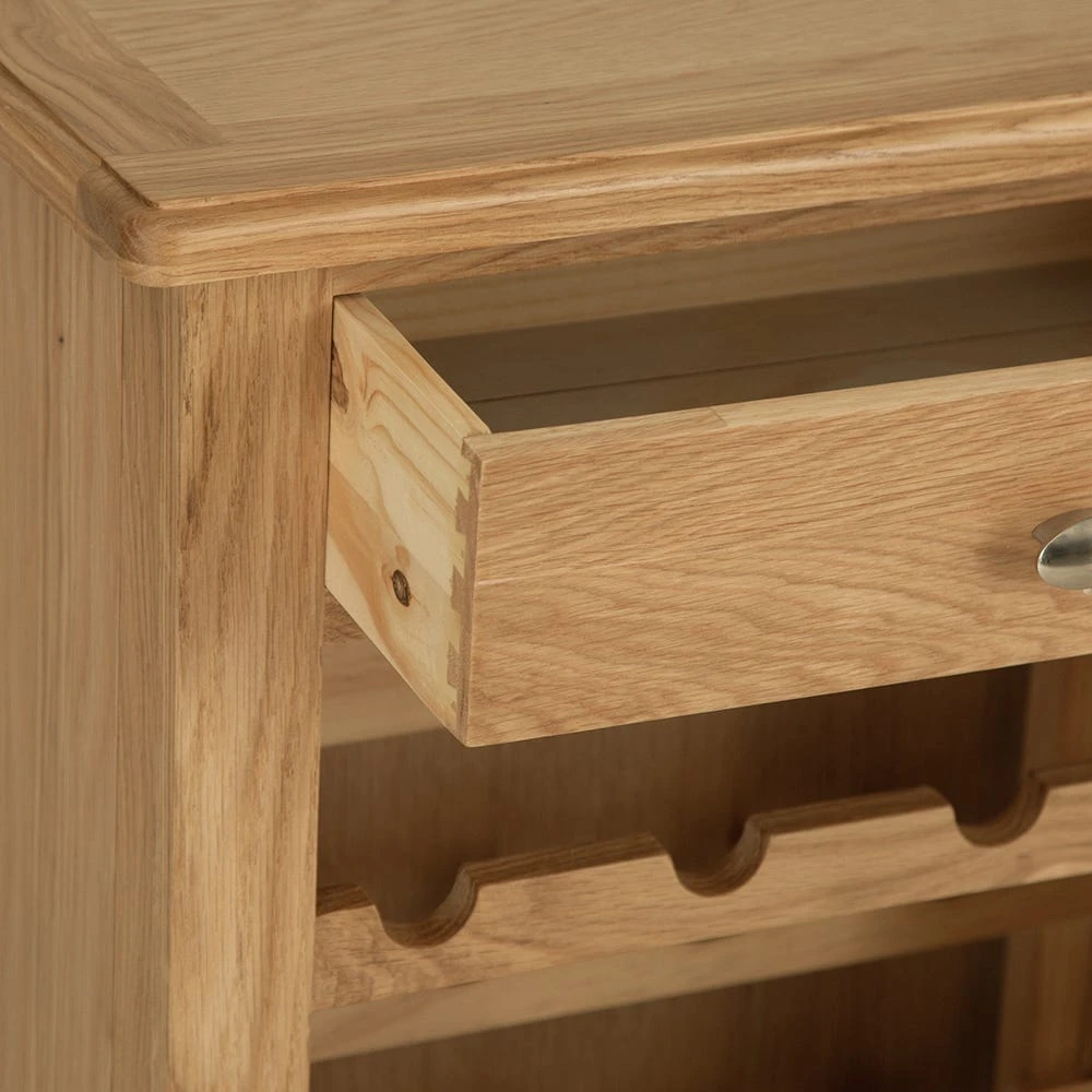 Gloucester Oak Wine Cabinet 5 Gloucester Oak Wine Cabinet - Image 5