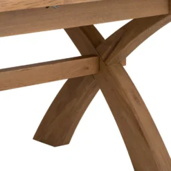 Wessex Smoked Oak 2.0m Extending Cross Leg Dining Table -Furniture Specialty Store ho 20bet9